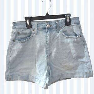 No Boundaries Light Blue Jean Shorts